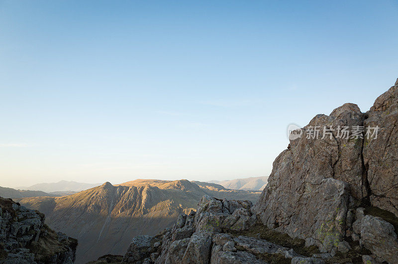 英格兰湖区:从Blisco的Pike到Langdale Pike